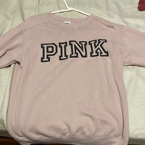 Pink Victoria secret sweatshirt no stains!